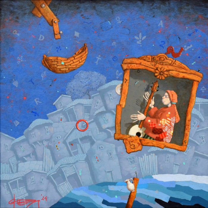 Window to the blue timelessness Window to the blue timelessness