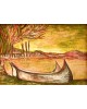 Landscape with two boats