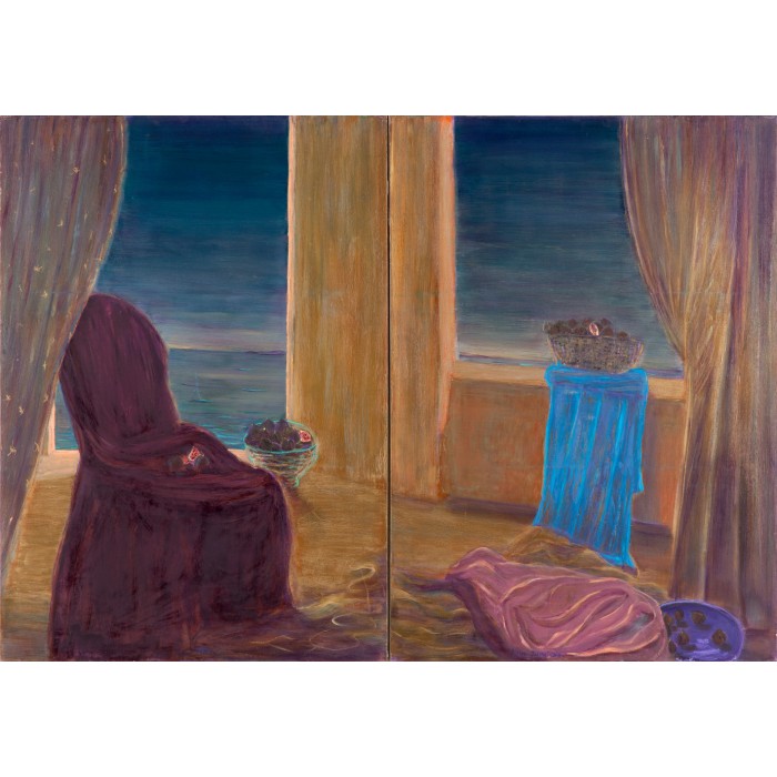 An afternoon, diptych
