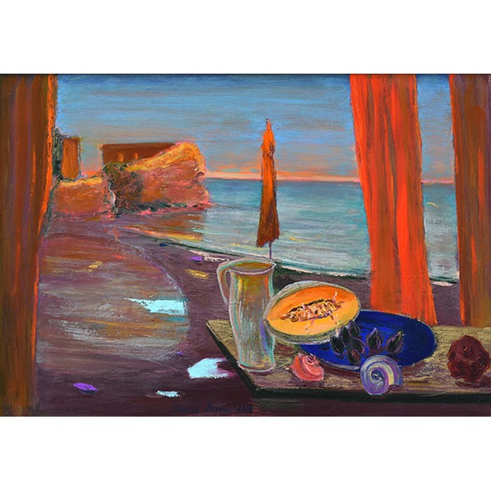 Landscape with melons and figs Landscape with melons and figs