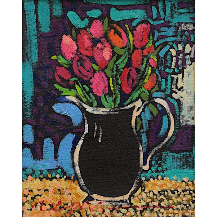 Jug with tulips Jug with tulips