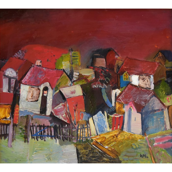 Landscape in red, 1995