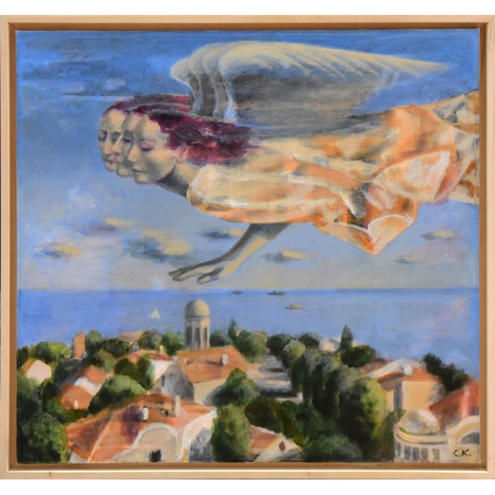 Three angels over the city