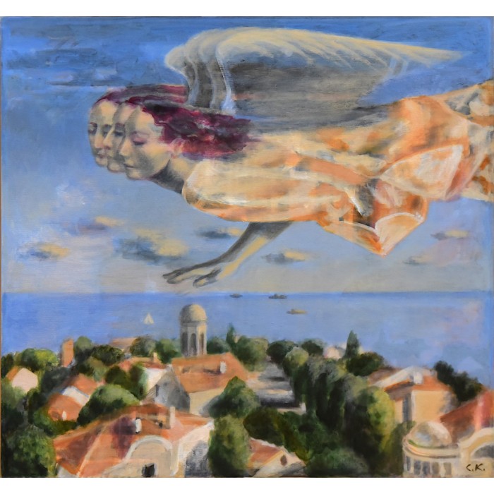 Three angels over the city