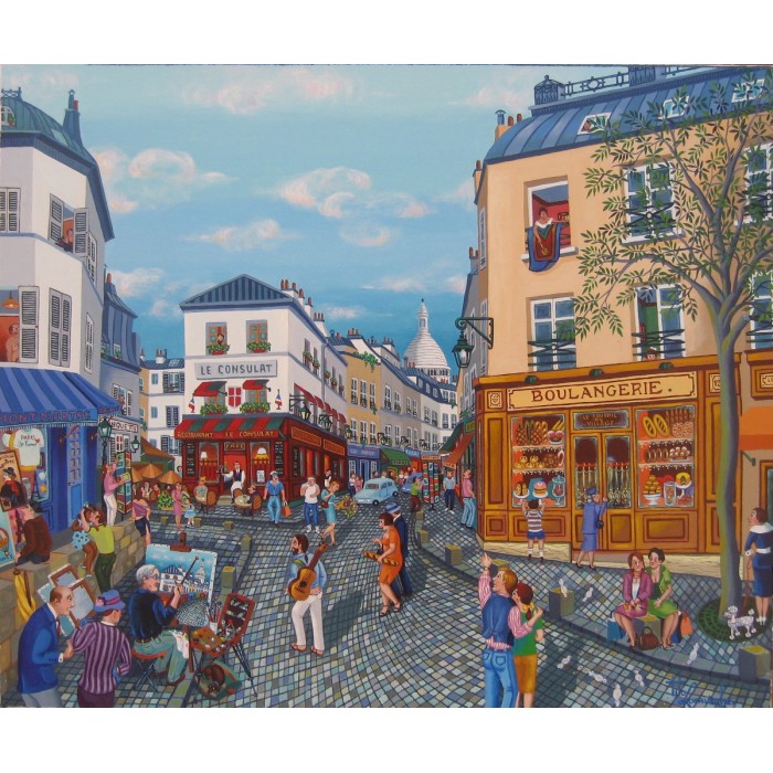 To Paint in Montmartre