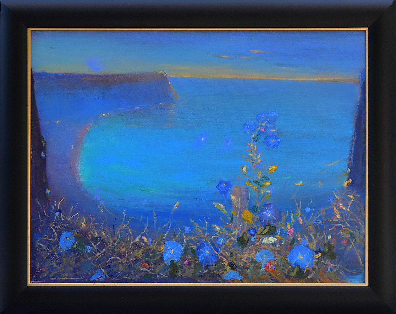 Swamp in blue