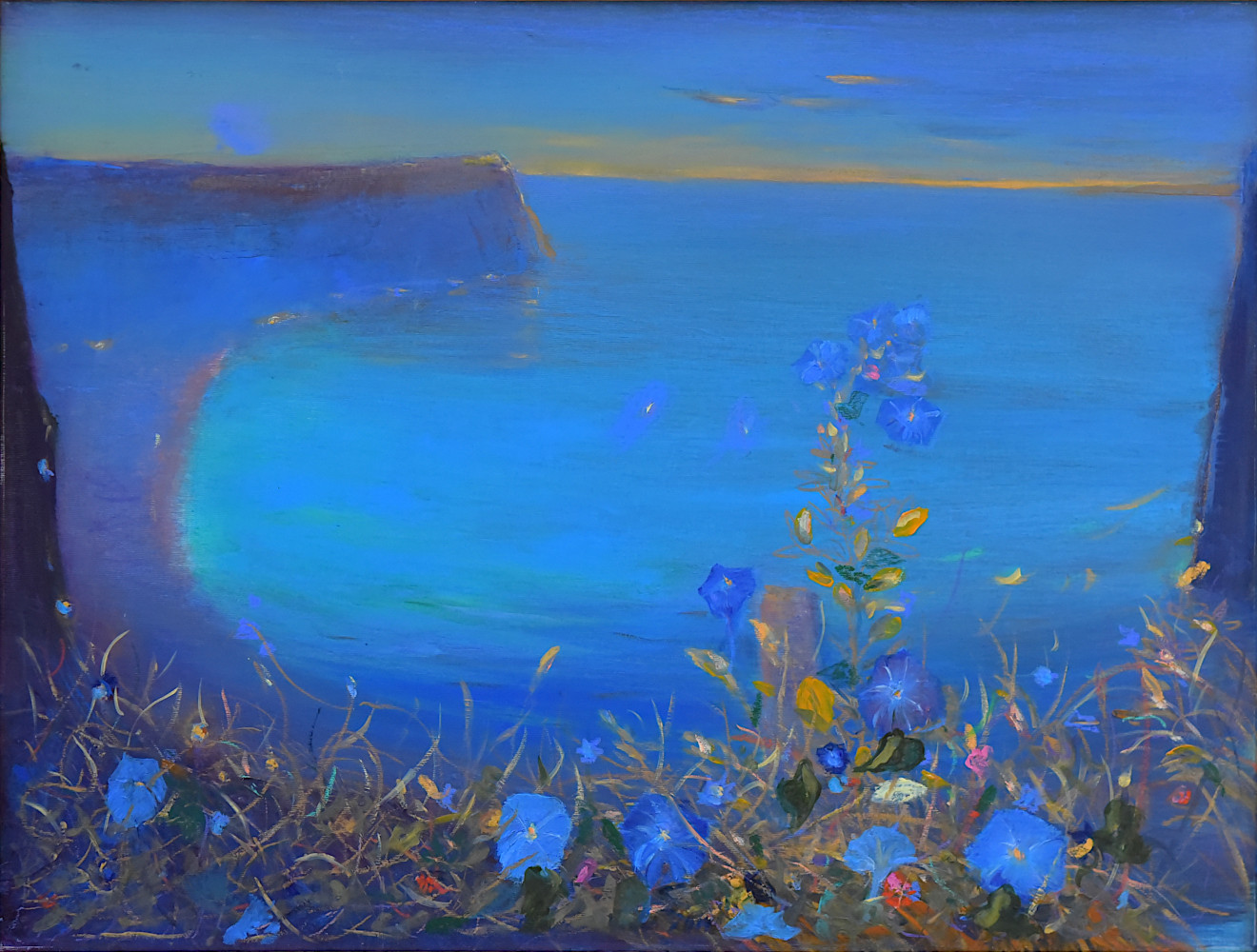 Swamp in blue
